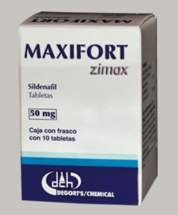 Viagra Generic (Maxifort) 50 mg 10 tabs, Sildenafil